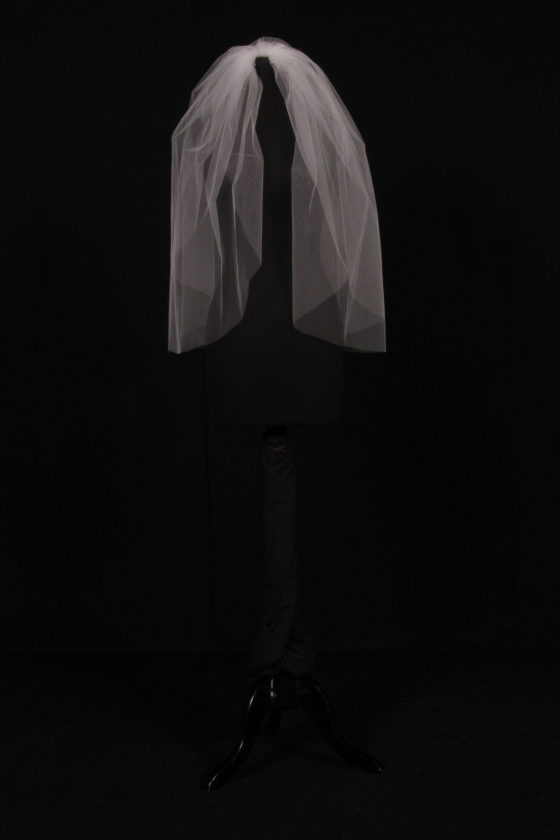 S416VL Diamond White Bridal Veil