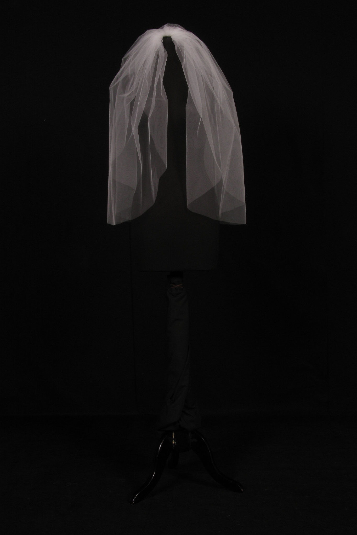 S416VL Diamond White Bridal Veil