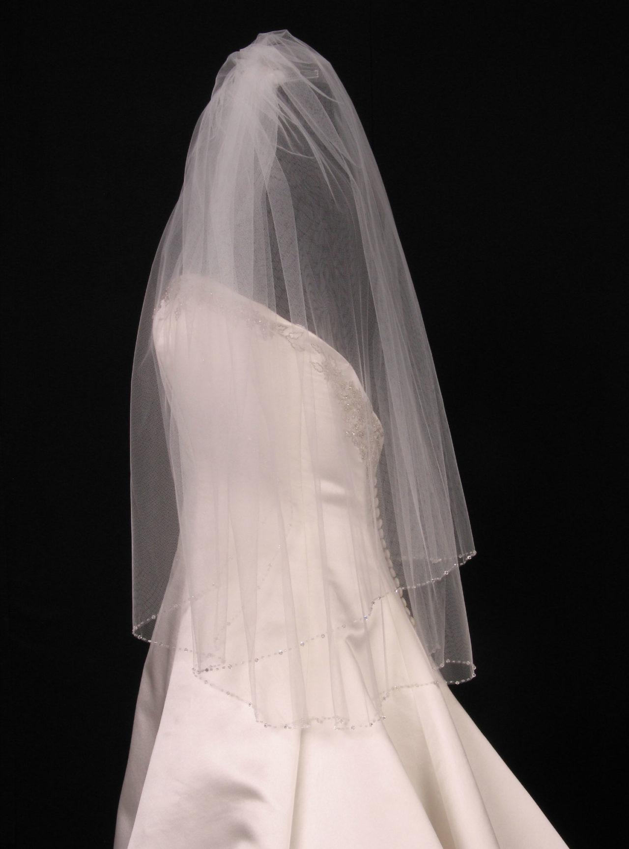 S2622VL Diamond White Bridal Veil on Sale Your Dream Dress