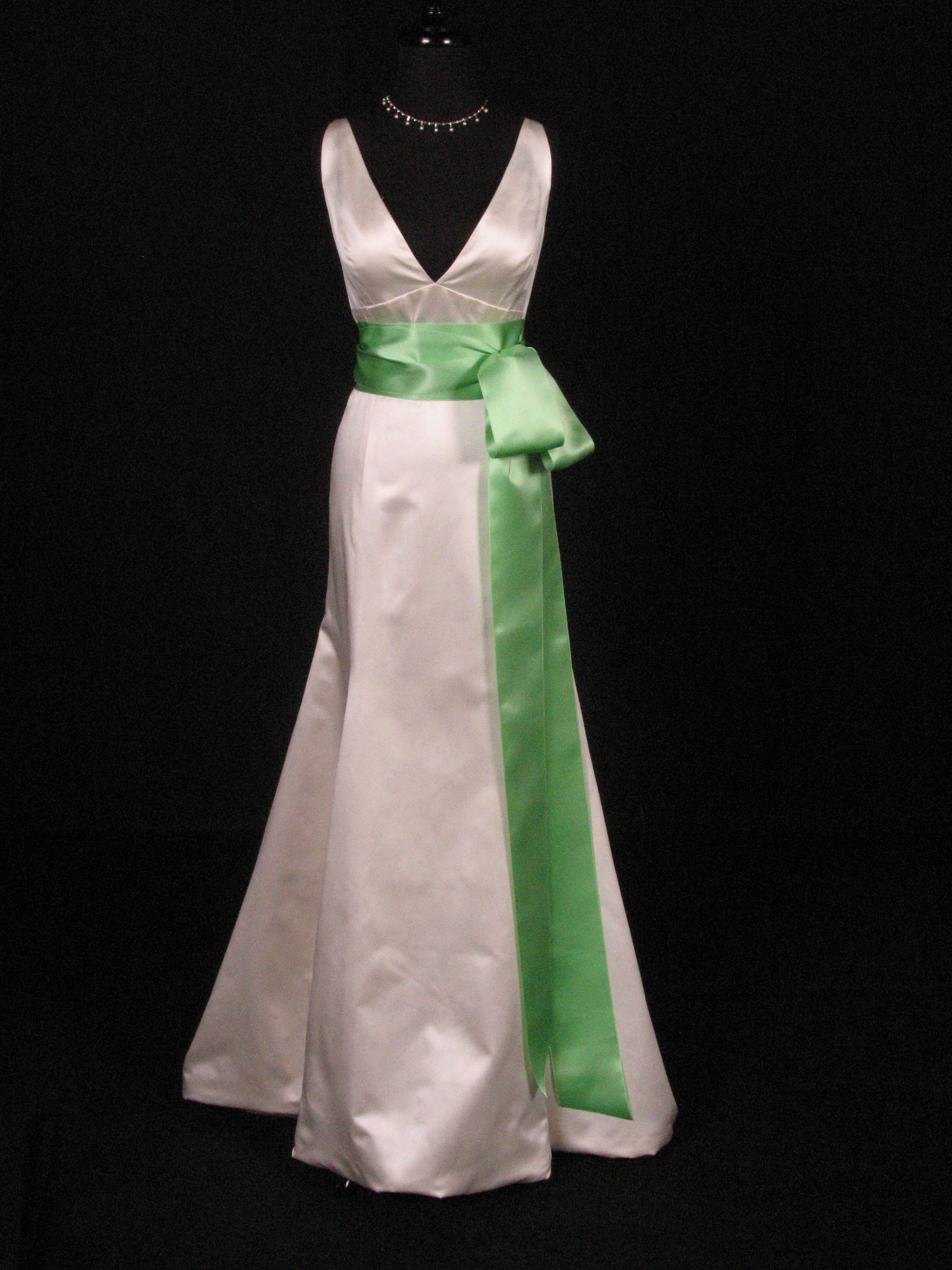 Apple Double Faced Satin Ribbon Sash