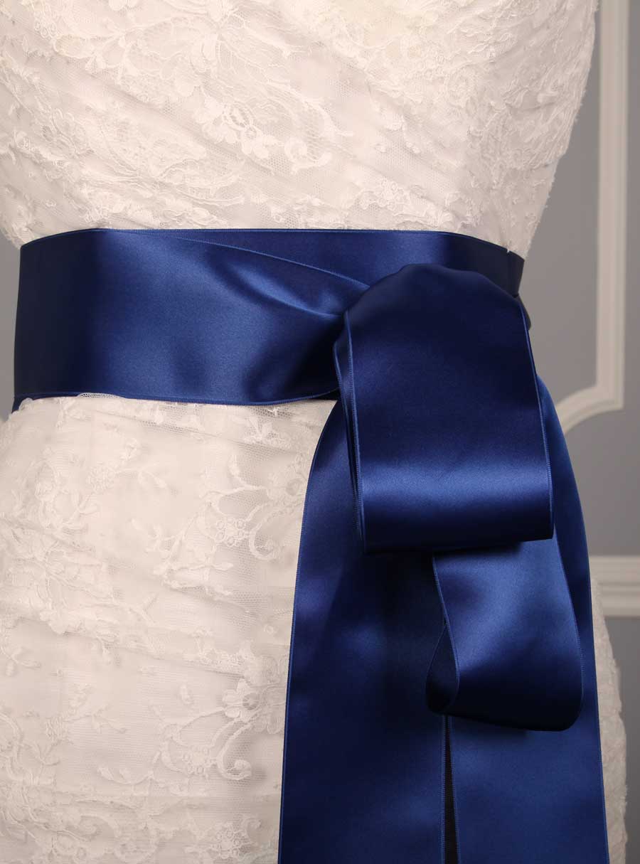 Double Satin Ribbon-Blue Shades-Berisfords-1M/2M/4M/5M-Tying Ribbon,Wedding Sash 