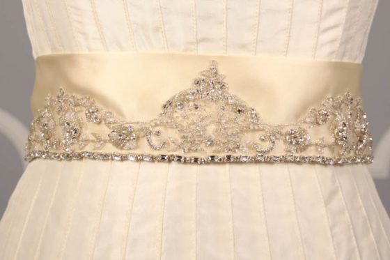 B500 Embellished Bridal Sash