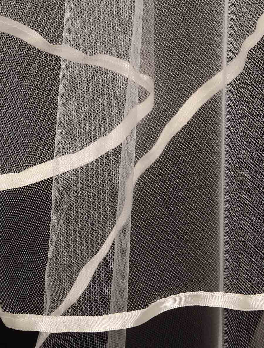 Your Dream Dress Exclusive S499VL Diamond White Chapel Length Oval Bridal Veil, view 3