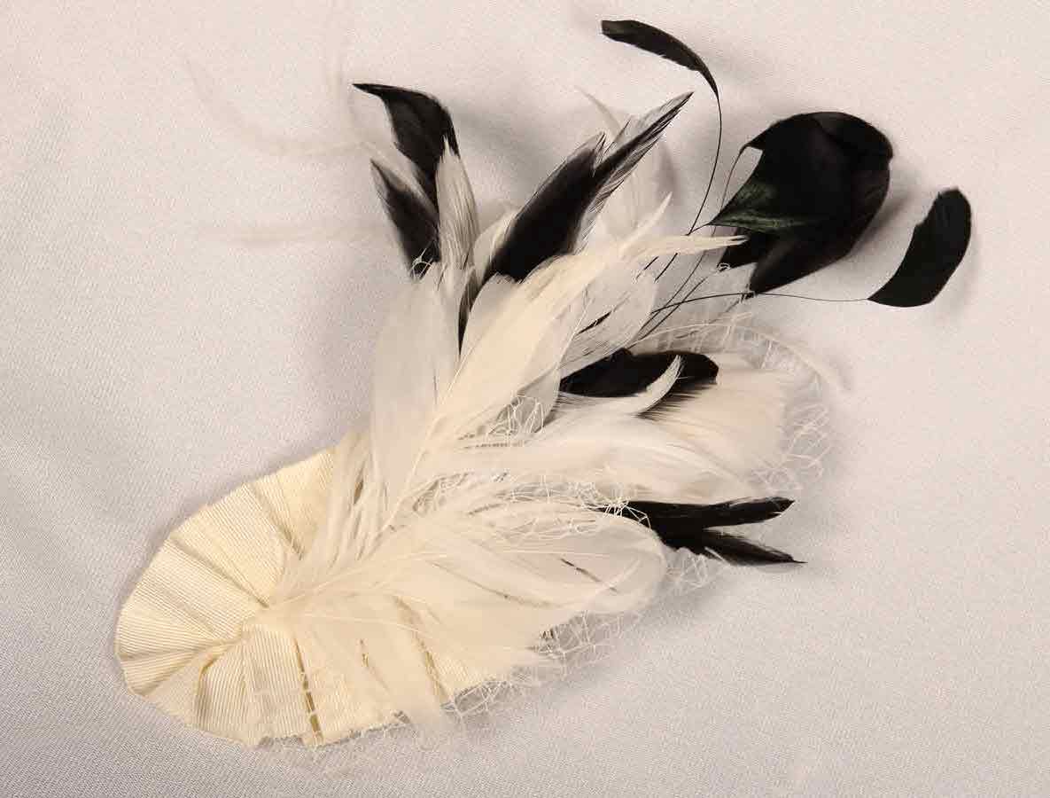 Gwendolyn Gleason Ivory & Black Hair Comb