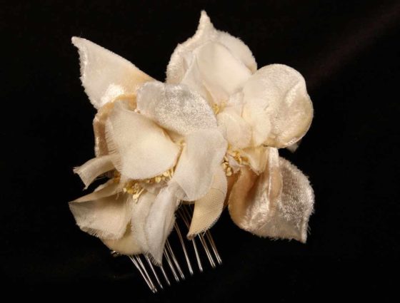 Ossai Ivory Hair Flower