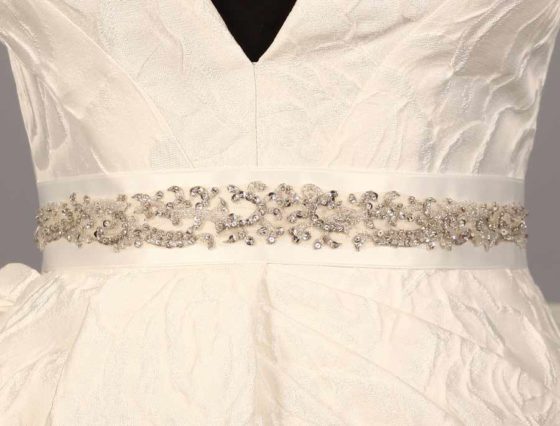 B560 Embellished Bridal Sash