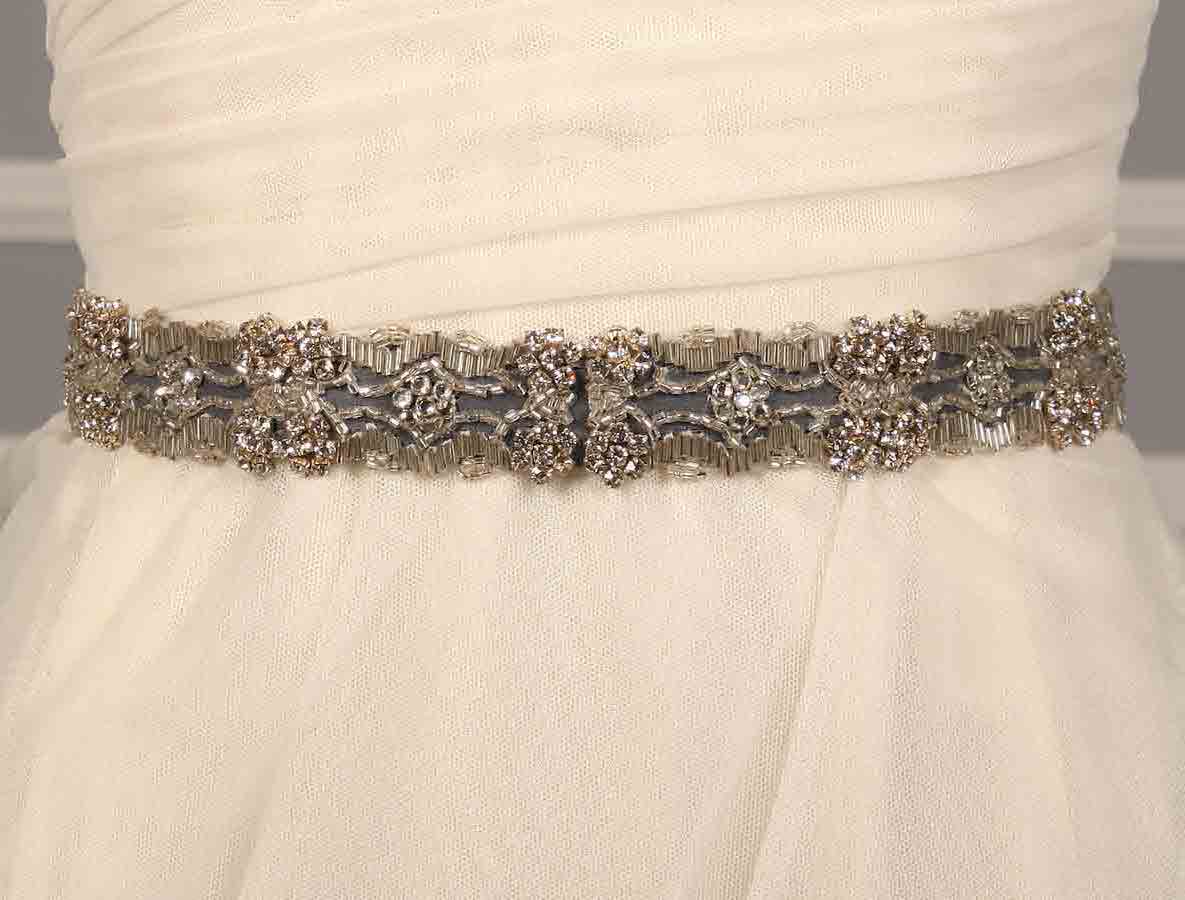 black embellished belt for dress