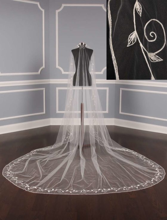 St. Pucchi M1362-2 Bridal Veil