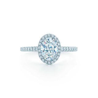 Tiffany Oval Shape Diamond Engagement Wedding Ring Tiffany Oval Shape Diamond Engagement Wedding Ring