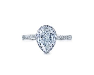 Tacori Pear Shaped Diamond Engagement Wedding Ring Tacori Pear Shaped Diamond Engagement Wedding Ring