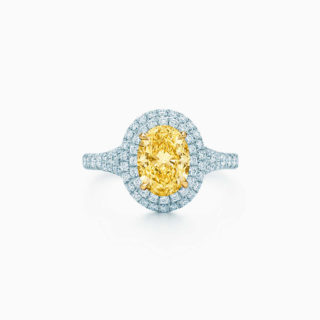 Tiffany & Co. Yellow Diamond Engagement Wedding Ring Tiffany & Co. Yellow Diamond Engagement Wedding Ring