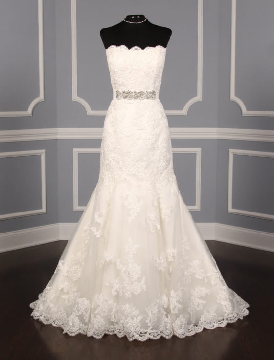 Casablanca 2163 Wedding Dress with Sash