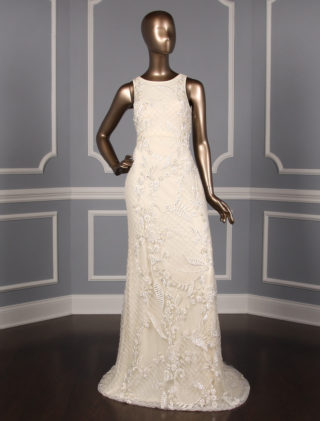 Carmen Marc Valvo Evelyn C90071 Wedding Dress Size 8, view 3