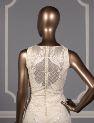 Carmen Marc Valvo Evelyn C90071 Wedding Dress Size 8, view 9