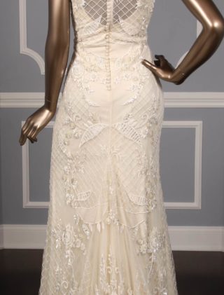 Carmen Marc Valvo Evelyn C90071 Wedding Dress Size 8, view 10