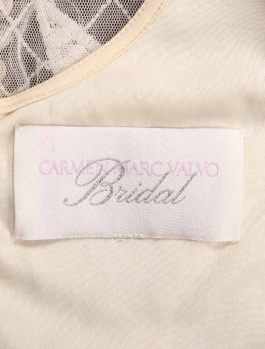 Carmen Marc Valvo Evelyn C90071 Wedding Dress Size 8, view 12