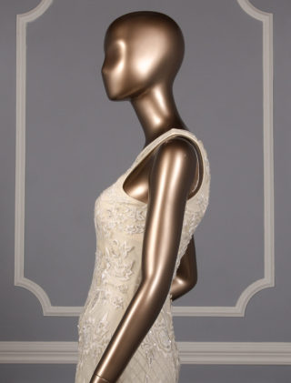Carmen Marc Valvo Evelyn C90071 Wedding Dress Size 8, view 7