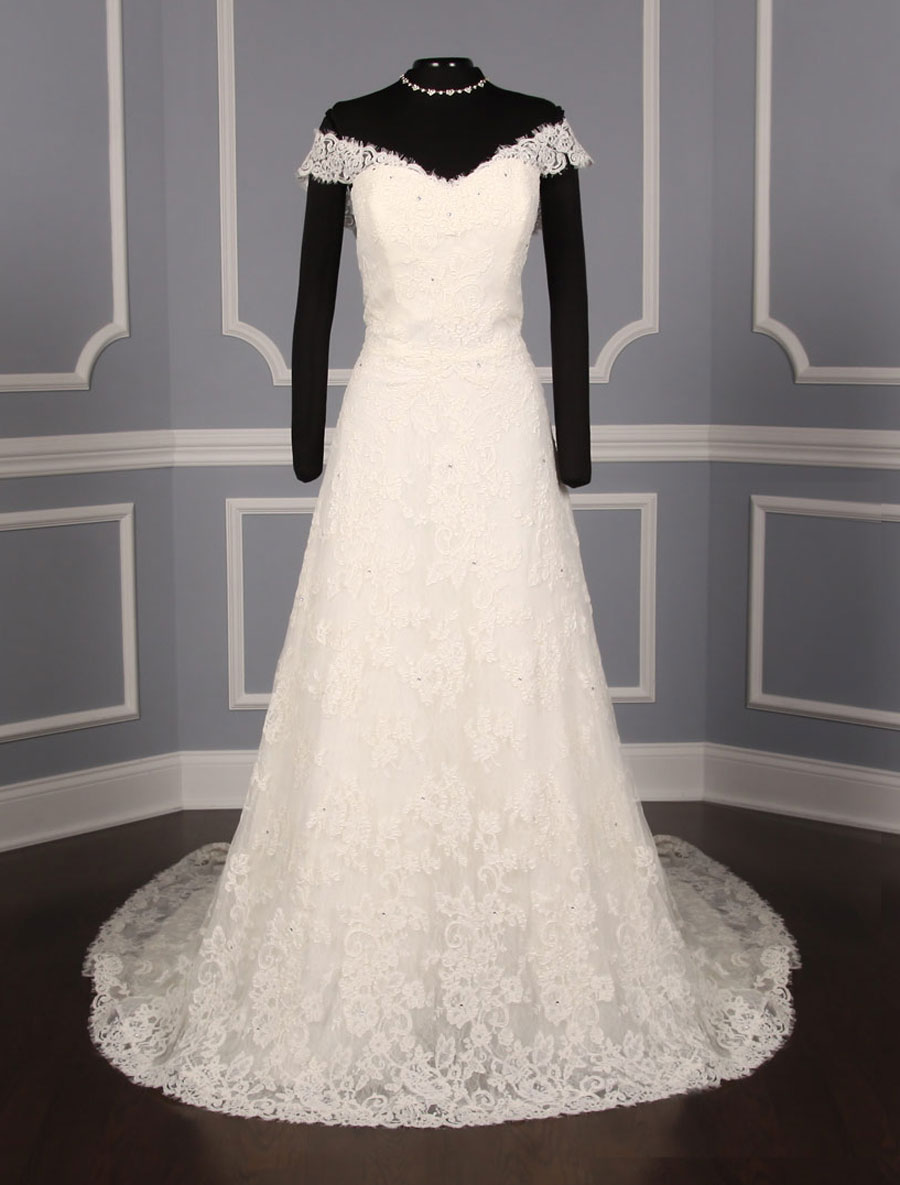 size 14 wedding dress with sleeves