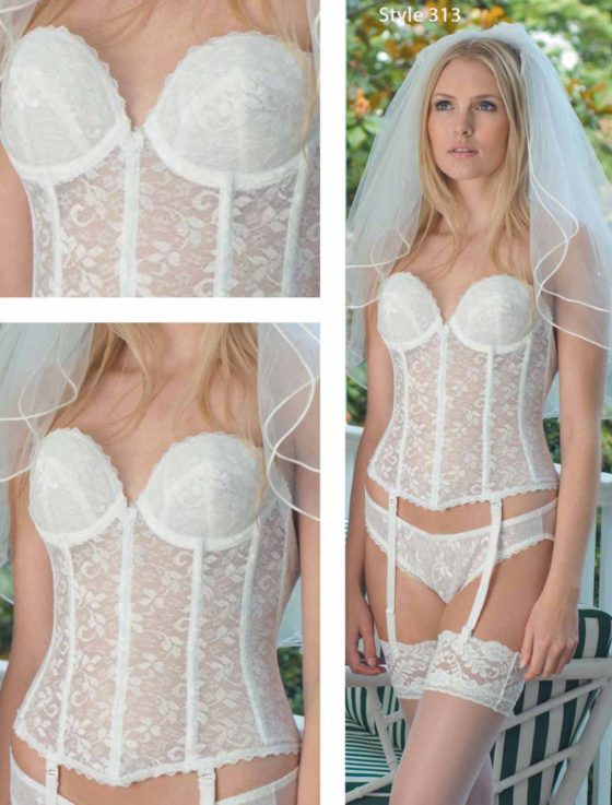 Carnival 313 Bridal Corset Model Photo