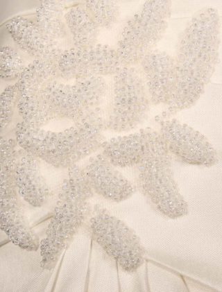 Pronovias Almata wedding dress beaded bodice close-up