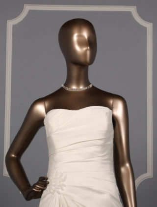 Pronovias Almata Wedding Dress Strapless Front Bodice