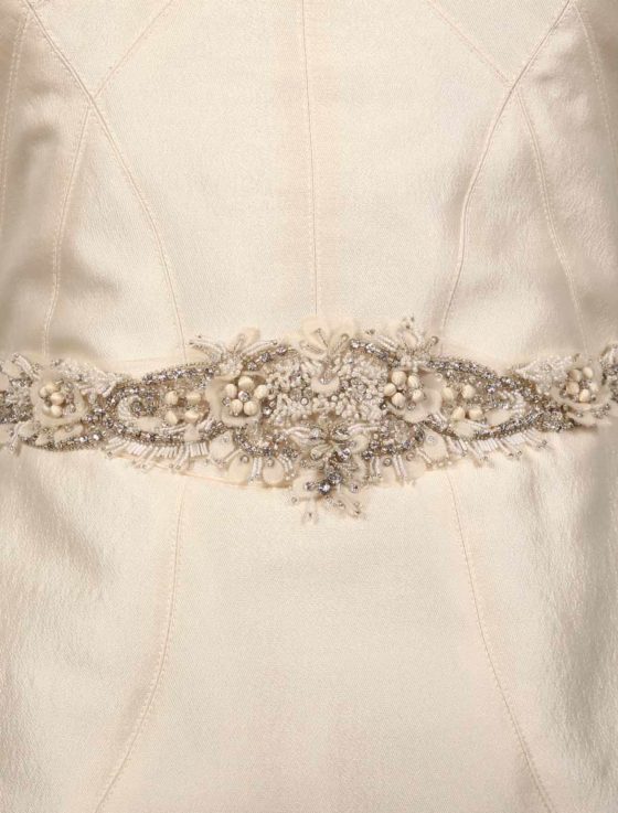 Monique Lhuillier Sterling Wedding Dress Sash
