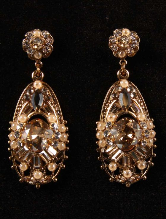 Maria Elena E 543-G Bridal Earrings