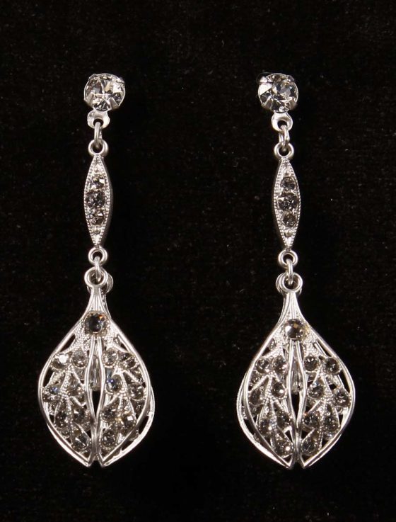 Paris by Debra Moreland Dance Machine Bridal Earrings