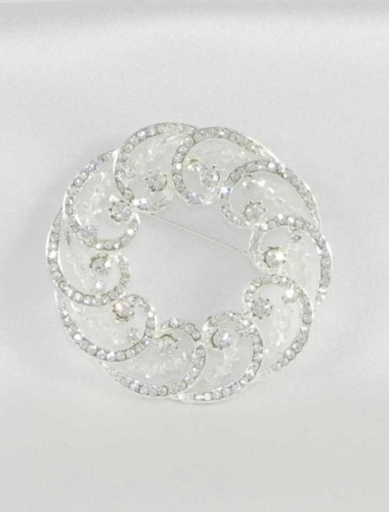 Your Dream Dress 8SBR Brooch Pin Bridal Jewelry Back