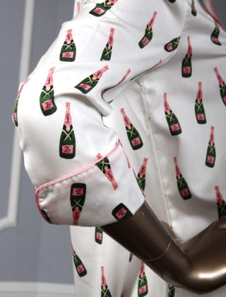 Toss Designs Champagne Nightshirt Cuff Detail