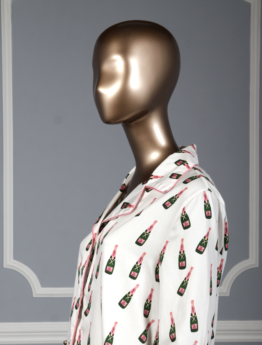 Toss Designs Champagne Nightshirt Side Detail